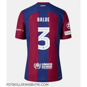 Barcelona Alejandro Balde #3 Replika Hemmatröja 2023-24 Kortärmad